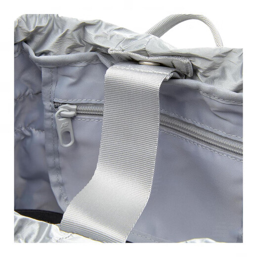 Neues Gleichgewicht modischer, vielseitiger tragbarer Nylon -Rucksack für Männer und Frauen, Paare, Silber, Silber