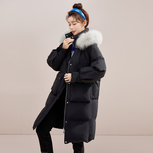 Flying in the snow Cheng Yi recommends the new autumn and winter fox large fur collar versatile warm fashion versatile windproof multi-color down jacket