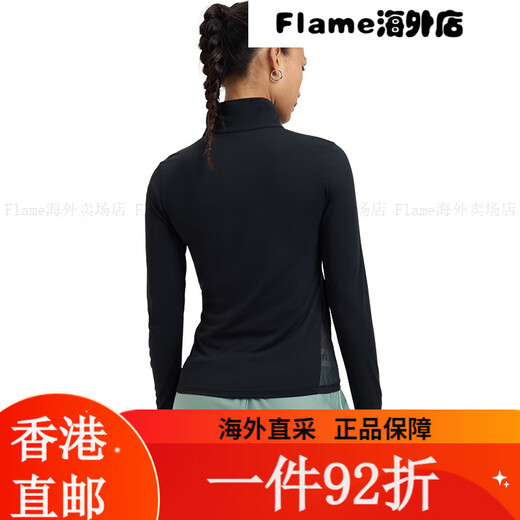 UNDER ARMOUR安德玛（UNDERARMOUR）春夏Cool Mesh女子收腰训练运动夹克外套60 黑色001 XS 均码
