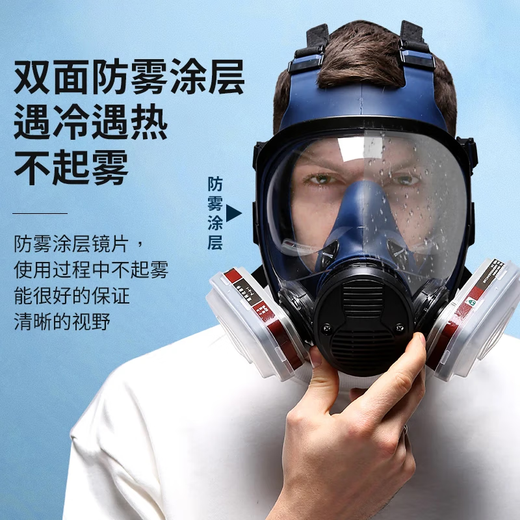 Gas mask, carbon monoxide, poisonous gas spray paint, smoke mask, dust mask, industrial dust, advanced full face protection, toxic chemical gas special fire escape G500 mask + No. 3 box dust and poison + 20 pieces of KN95 filter cotton