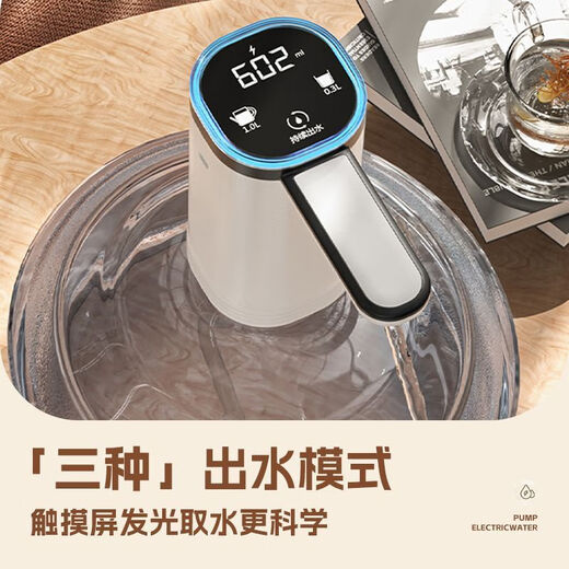 Xiaomi Guoba Household Double Pump Automatic Water Pump Drinking Bucket Water Machine Water Pressure Electric Water Pump Water Pumping Artifact Water Absorbing Artifact 25 Models Fast Pumping + Fast Charging White