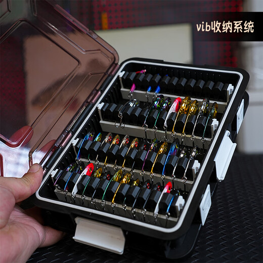 Chaosihui Luya Storage Box Modular Design Minnow Iron Plate Bait Box Accessories Box Pencil Minnow Sea Fishing Three Sets and One Set