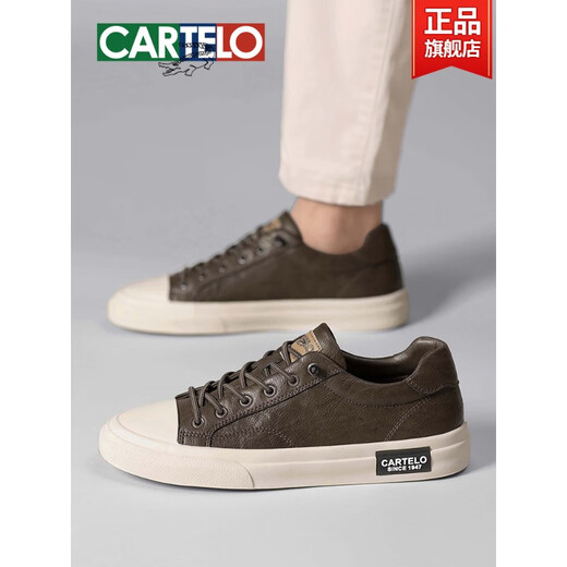 Katiles Crocodile Chaussures pour hommes décontractées Chaussures en cuir masculin Chaussures de sport pour hommes Chaussures en cuir authentiques Gleant Bleu Ice-7374-quatre saisons 40 Taille de chaussures de sport standard