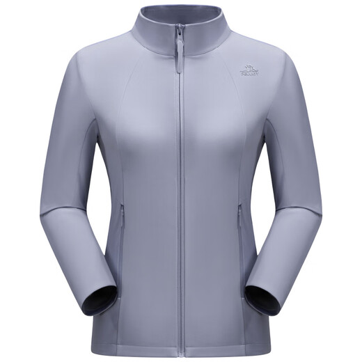 Pelliot (Pelliot) Weichschalenjacke für Frauen Outdoor Wanderanzug Ständer Slim Windproof plus samische Jacke für Frauen Stil Twilight Black S