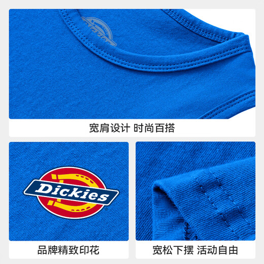 Dickies Ropa para niños Summer Campo sin mangas para niños en pequeños pantalones cortos transpirables para niños