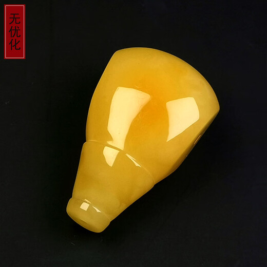 Amber School One thing, one picture, one certificate, beeswax three-way with beads, natural amber accessories, single beads, cultural toys, Buddha head accessories, accessories, 5.4g, hole 19mm