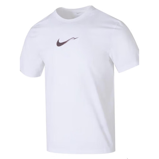 Nike (Nike) Kurzärärmelte Männer 2025 Herbst Neuer Outdoor-Sport im Outdoor Sport gestrickt und bequem runden Hals Casual T-Shirt Hv4882-100 White Dri-Fit XL