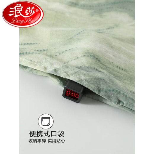 浪莎吊带睡裙女带胸垫夏季薄款纯棉高级感睡衣纯欲少女休闲连衣裙 QM6625 2XL 均码