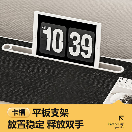 Yiman bed table lifting study table computer table folding table adjustable desktop table legs large desktop dormitory dormitory student lift flip + card slot 60*40cm | Yahei