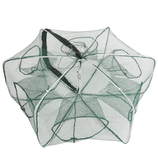 God Shark 8 hole diameter 60 fish net shrimp cage fishing cage automatically folds out only into the fishing net ground dragon net eel cage fishing gear