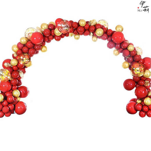Yonghuan ballon arc arc support de poteau set de vêtements de vêtements ouverts daji atmosphère décoration de mariage décoration décoration arc ensemble 1047 ballons épaissis 0