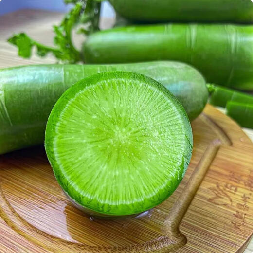 Jingmi Shandong Weifang fruit radish net weight 9Jin Jin is equal to 0.5kg, single fruit starting from 280g, green radish vegetable, straight from the source
