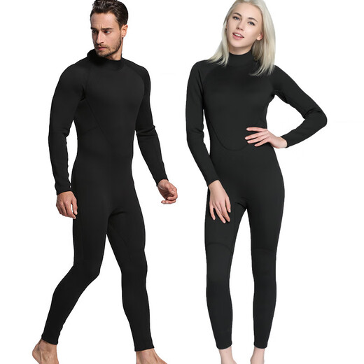 Shantou Lincun 2mm neoprene one-piece wetsuit surfing suit cold-proof diving swimsuit outdoor beach wetsuit MY056 Men's S
