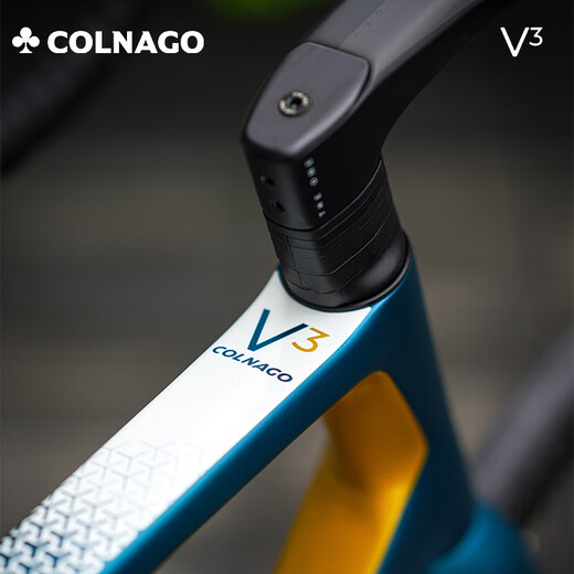 
COLNAGO [Large Size Special Offer] Plum V3 PRO Road Bike Electronic Speed Carbon Fiber Wind Breaking Carbon Wheel Bicycle Complete Vehicle Blue Gold-V3 PRO 540 7170 Configuration