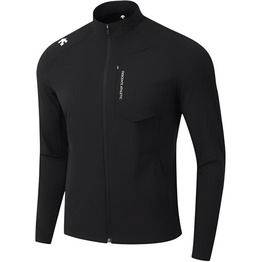 DESCENTE (DESCENTE) sports cycling training running speed drying breathable windproof sun protection long sleeve solid color zipper jacket same as men and women white 100
