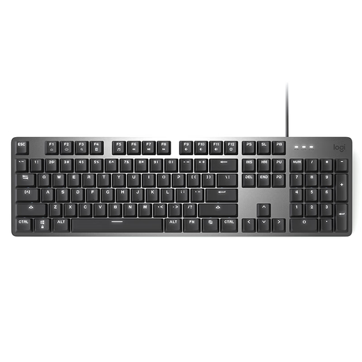 罗技（Logitech）K845 有线机械键盘 游戏办公 彩色个性 背光青轴数字 情人节 官方标配 x 否 x 104键 x 茶轴