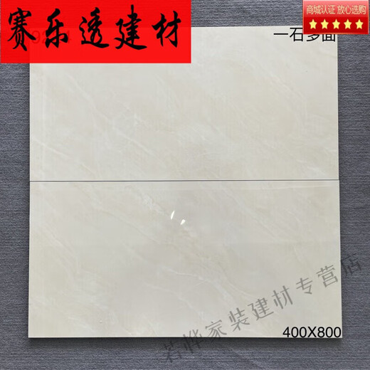 赛乐透【优等品】广东佛山瓷砖400x800全瓷通体大理石中板客厅厨房卫生 K9221