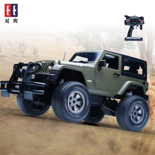 DOUBLE E Double Eagle Jeep remote control car boy wireless electric toy off-road vehicle model boy children gift 311_1 8 Jeep Wrangler standard