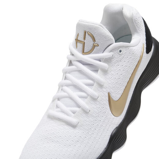 Nike men's practical basketball shoes winter anti-torsion low-top NIKE HYPERDUNK 2017 LOW HV1793 170 white/metallic gold/black 45