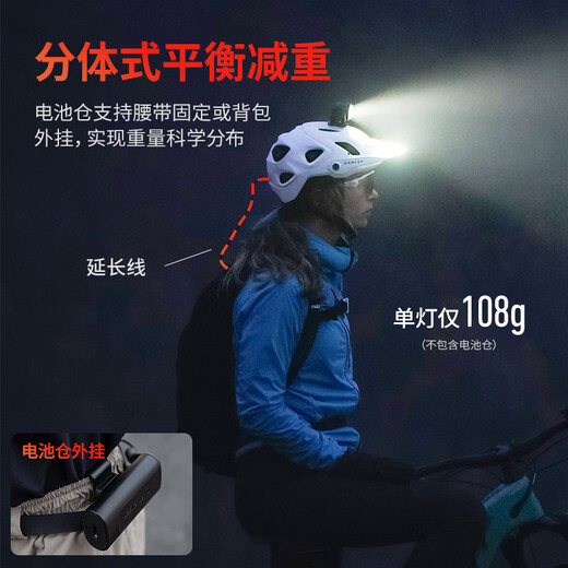 LEDLENSER德国莱德雷神强光头灯H19R SIG超亮远射超长续航赶海钓鱼户外登山