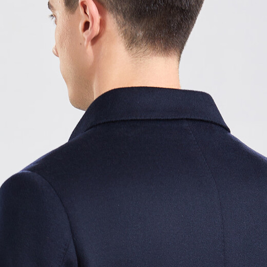 Antonio pure cashmere lining & removable thickened mid-length cashmere wool coat men's business woolen coat