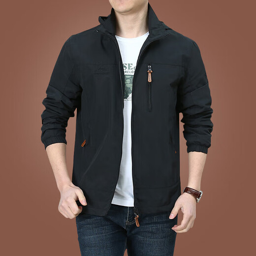 Vancl Eslite [mismo modelo en Lei Jun] Vancl Eslite Jacket Jacket For Men in Spring and Autumn Men Outkor American a prueba de agua a prueba de agua Modelo Militar Green 9898 más Velvet M