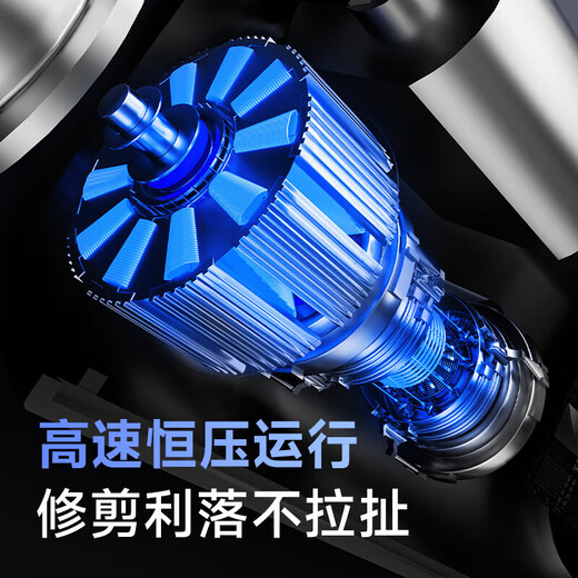 AUX Electric Nose Hair Trimmer, Rechargeable Nose Hair Trimmer, Nose Hair Scissors, Nose Hair Trimmer, Shaver, Eyebrow Trimmer, Nose Hair Shaving Device, Father's Day Gift for Boyfriend, Nose Hair Trimmer - Silver Gray