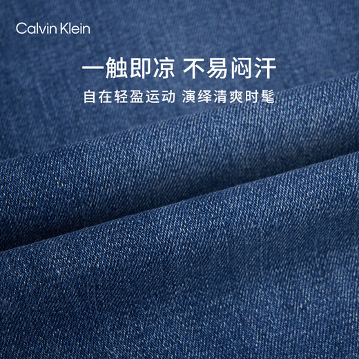 Calvin Kleinjeans [Cool] 25 Fashion féminine et d'été American Retro CK Flash Jeans 47ab724 UN2-Denim Blue 27