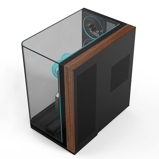 EMACHINES Acer acer Zeus smart screen UItra+ boîtier d'ordinateur verre à trois faces verre incurvé intégré vue sur la mer chambre 360 ​​refroidissement par eau/Type-C/prise arrière de la carte mère/carte graphique installation verticale Zeus smart screen UItra+V333R noir (verre incurvé)