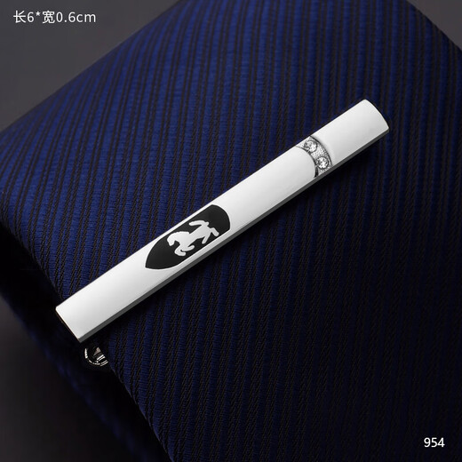 Nosskiss Apepliouce Pattern Tie Clip Мужчины и женские высококачественные фиксированные пряжки Бизнес-клип Бак Пакт день рождения подарок подарок винтажный