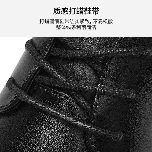 Hailan House HLA leather shoes men's first layer cowhide shoes autumn and winter men's formal business casual shoes men's T192 black 42