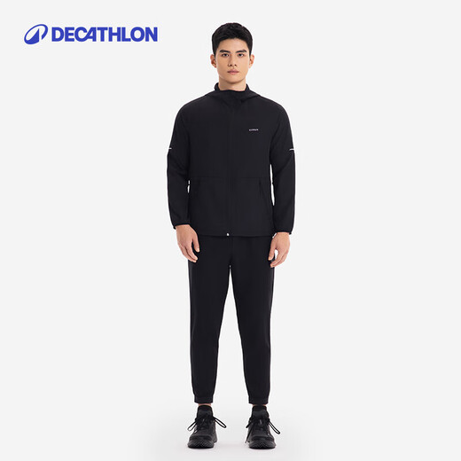 Decathlon Sports Jacket Men's Running Trail Running Windproof Jogging Clothing-5445582