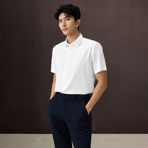 HLA Hailan Home Kurzarm Shirt Männer [DP kostenlos Kühlung] Kragenleiter Shirt Männer 25 Sommer