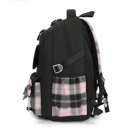Kara Sheep Golden Leaf God Estudiantes de la escuela primaria Grado 3 a 6 Mujeres de la secundaria de la secundaria Decompresión del acertijo lindo 3291 Bolsa de mochila negra