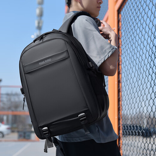 
Backpack for men and women backpack for business laptop bag 15.6 inch 14 travel large capacity school bag 17.3 shockproof black