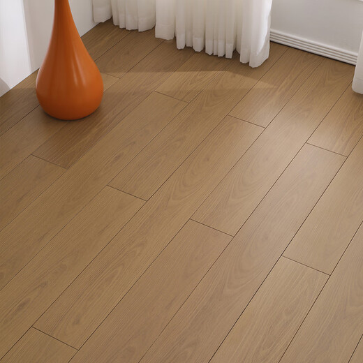 纯实木地板厂家直销橡木圆盘豆金刚柚木原木进口轻奢家装环保卧室 9922橡木本色小结910*125*18 1㎡