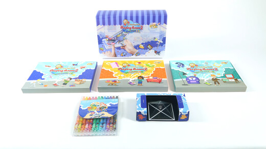 3D涂色：过家家II（蓝色套装）?3D Coloring - Playing House II (Blue Pack) 进口原版  小学教辅