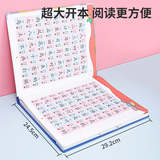 元族学前幼儿园看图识字有声挂图小孩儿童学习认字一年级宝宝早教 【2张】汉语拼音+英文字母