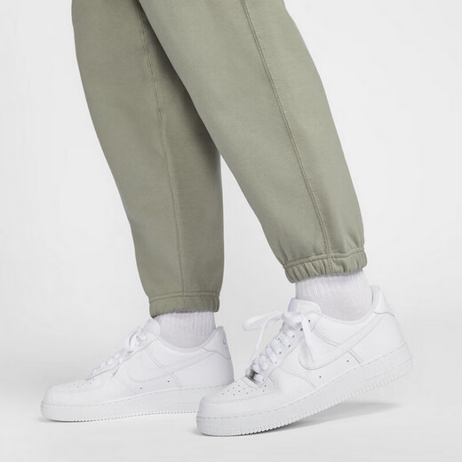 耐克（NIKE）男子户外简约日常舒适百搭休闲运动裤长裤DX1365-320 绿色  L 