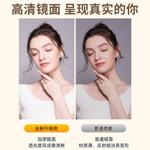 全品屋 镜子贴墙全身镜穿衣镜子全身亚克力镜子软镜子试衣镜自粘150*40