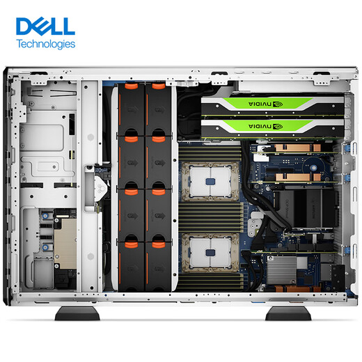 Dell (Dell) T440/T640/T550 Tower Storage Gra GPU -хост T550 2* Silver 4316 [20 ядер 2,3 ГГц] 64G 8T* 4 H755