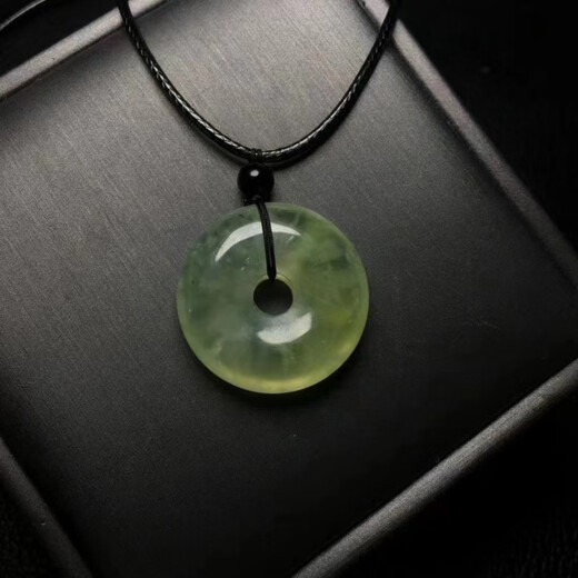 DRJEFUN natural peace buckle pendant hand-woven lanyard new white moonlight pendant grape stone