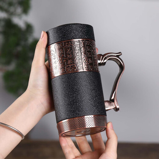 Tanxuange Purple Clay Inner Liner Tea Cup Teamos Cup Cup большой емкость мужской высококачественные подарки для отца и учителя Water Cup Custom ряд