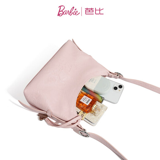 Barbie (Barbie) Crossbody Bag para mujeres 2025 Nuevo viajero Versátil Versátil Nube Bolsa Regalo de cumpleaños para el Regalo de San Valentín Chino para novia