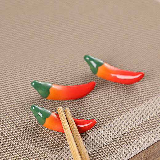 MZXM Japan imported quality small pepper chopstick holder set solid creative vegetable chopstick holder chopstick holder chopstick holder household small pepper chopstick holder individual package