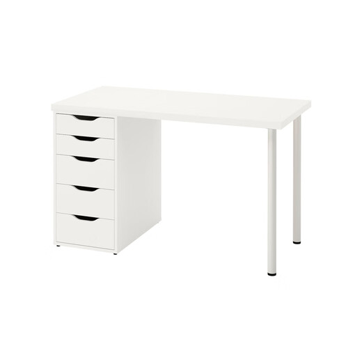 IKEA (IKEA) LAGKAPTEN Lager Cape desk desk with drawer home student bedroom small desk 1 drawer chest white 120x60x73cm