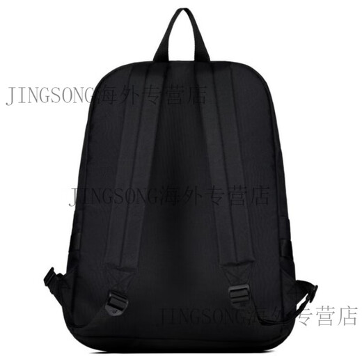 New Balance Sports y Casual Zipper Closure Fabric Mochila hombres y mujeres del mismo estilo pareja negra negra