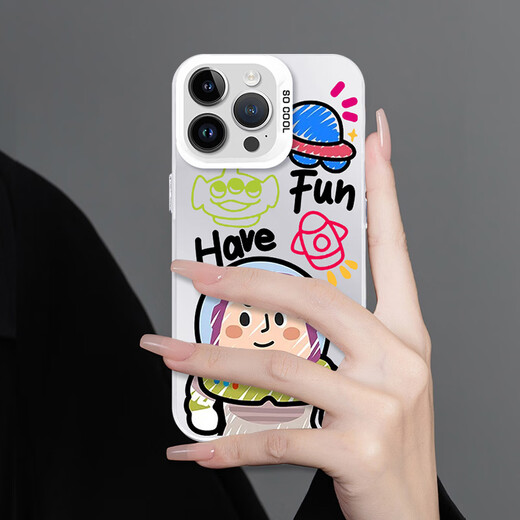 Bus Light Year Mobile Case Apple 16promax Huawei Pura70 Anime Toy Story peripheral three-eyed monster GMM1477 Bus Light Year-Silver-Contrast Color Energy Case Xiaomi 15