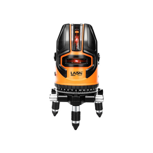 Laise Laser-Level in Innen- und Außen-Rot-Licht 6860 Hochvor-Präzision stark leichter helles, dünner Draht 2 Draht 5 Draht-Infrarot-Markierungsinstrument 2 Draht rotes Licht 671 Doppel-Elektrostativ-Ladekopf
