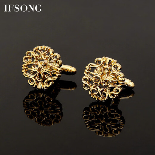 Ifsong Neues Produkt Französisches Hemd Manschettenknecht für Männer und Frauen Gold Business Sleeve Nails für Männer und Frauen einfach